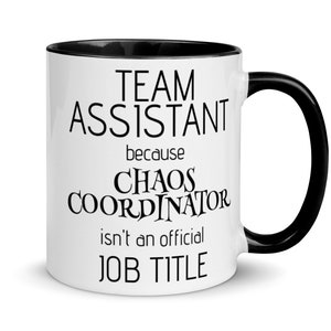 Team Assistant Gift, Team Assistant Mug, Team Assistant Gift For Women Men Colleague, Team Assistant Birthday Secret Santa Thank You Gift
