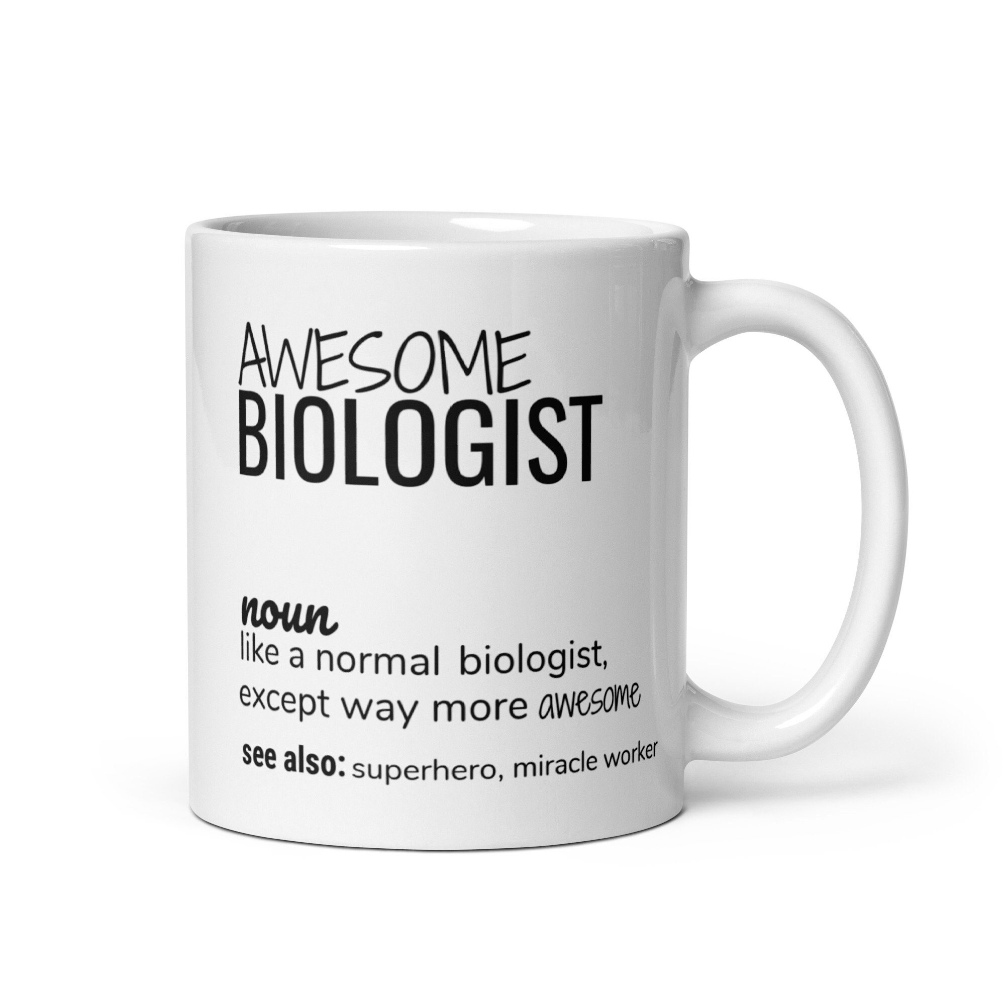 Tazza Da Caffè Biologia – Idea Regalo Insegnante – 330 Ml – Ceramica Stampata Su Entrambi I Lati – Lavabile In Lavastoviglie E Microonde – Prodotta In Germania - 2