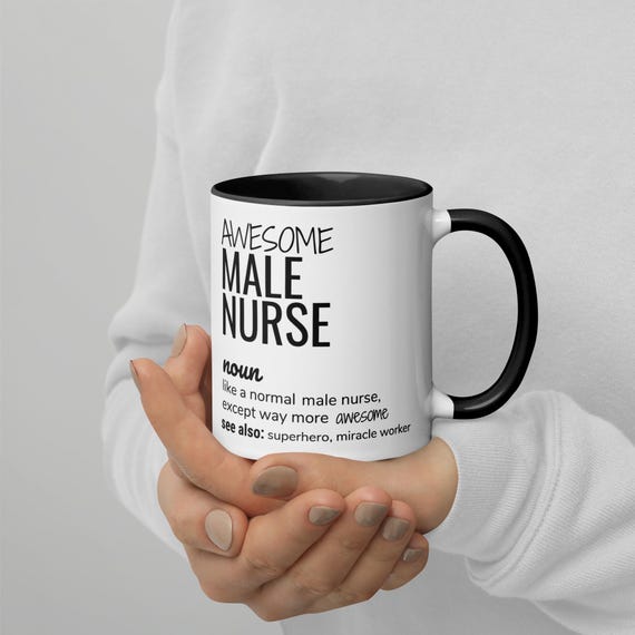 Tazza 'Male Nurse Definition' 325 Ml – Regalo Divertente Per Infermiere Uomo, Studente E Laurea