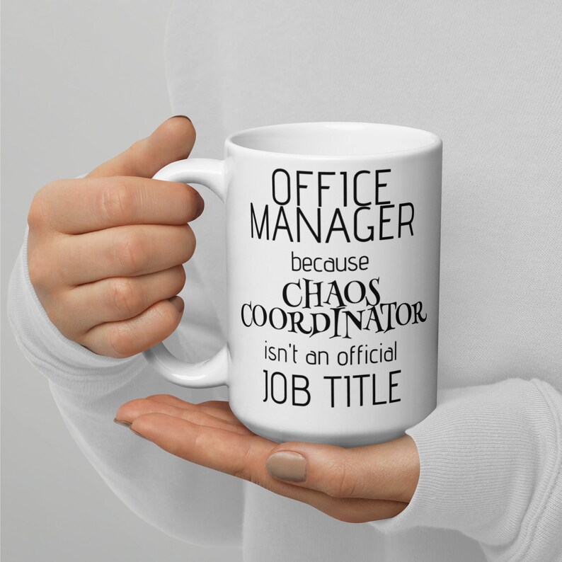 Office manager mug, Office manager gift, Gift ideas for Office manager, Office manager coffee cup, Funny Office manager mug, Office gifts image 3