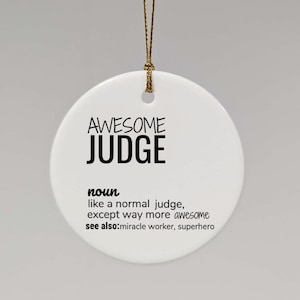 Awesome rechter definitie keramische ornament, grappige rechter aandenken geschenk, rechter kerstboom ornament Bauble, nieuw benoemde rechter geschenk