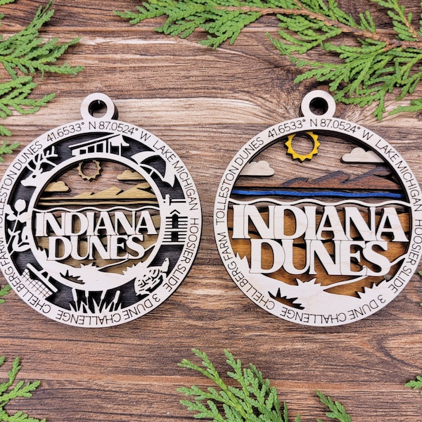 Indiana Dunes National Park Ornaments
