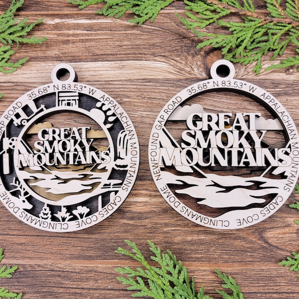 Great Smoky Mountains National Park Ornaments