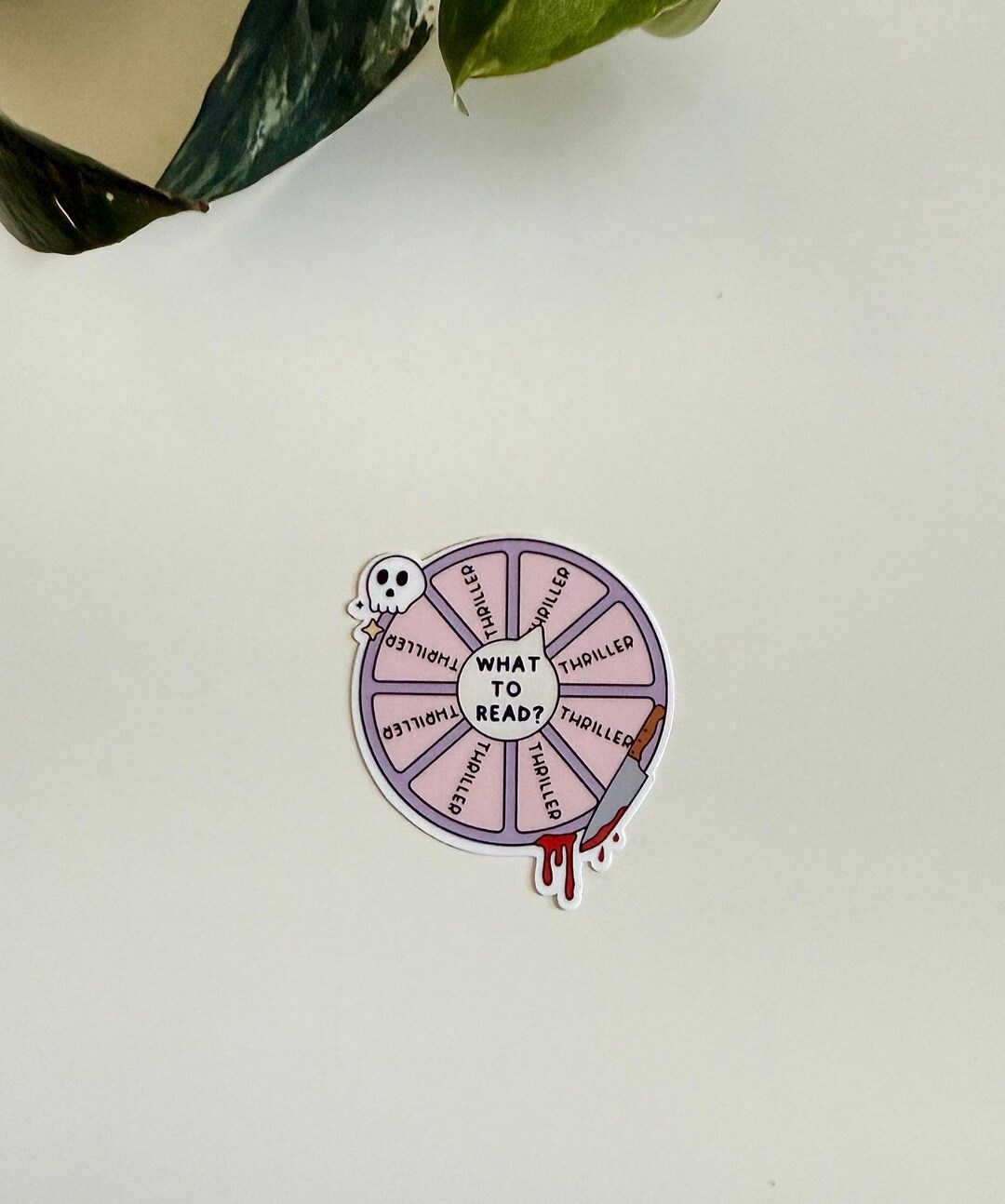 Spinner Sticker What to Read Spinner Vinyl Sticker - Etsy