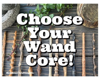 Choose your own wand core! (Dragon heartstring, Phoenix feather, or Unicorn hair Choose your own wand core! (Dragon heartstring, Phoenix feather, or Unicorn hair