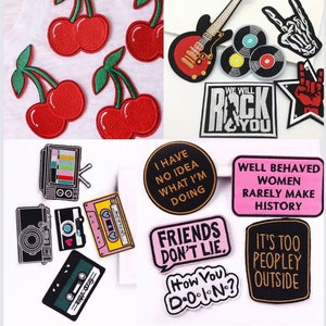 以下が含まれることがあります： チェリー、楽器、レトロな電子機器、