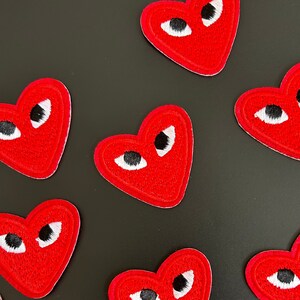 Comme de garcon heart patch hot sale