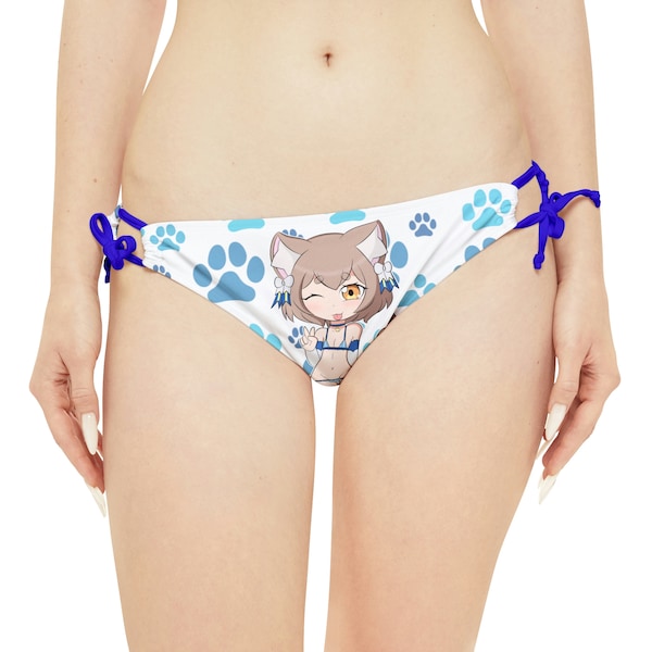 Felix Neko Boy - Loop Tie Side Bikini Bottom Femboy Catboy Sissy