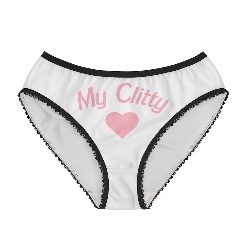 My Clitty My Pussy Panties White Girl Panty Women Briefs Etsy