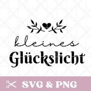 Plotterdatei kleines Glückslicht in SVG & PNG, für Kerzen, Kerzentattoo etc, digitaler Download