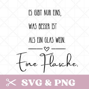 Plotter file saying, wine SVG & PNG, alcohol, wine digital file German