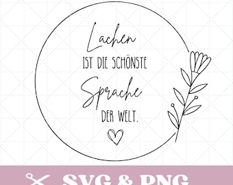 Plotter file with a motivational quote in SVG & PNG format, featuring a flower and frame