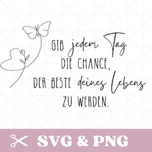 Plotterdatei Spruch in SVG & PNG, motivierend, positiv, Spruch für Tasse,Taschen etc.