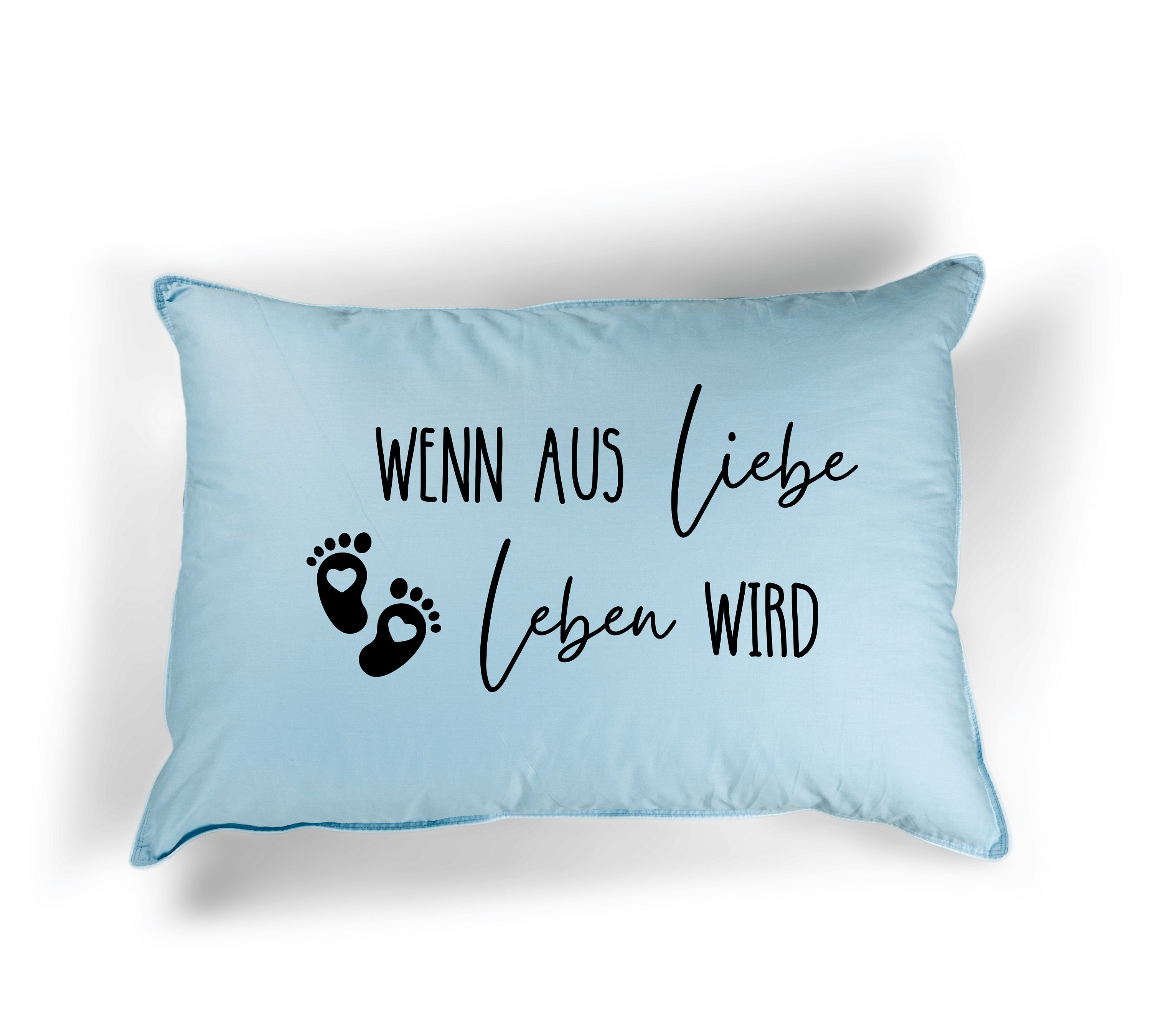 Plotterdatei Spruch zur Geburt, Schwangerschaft, Baby, Wenn aus Liebe