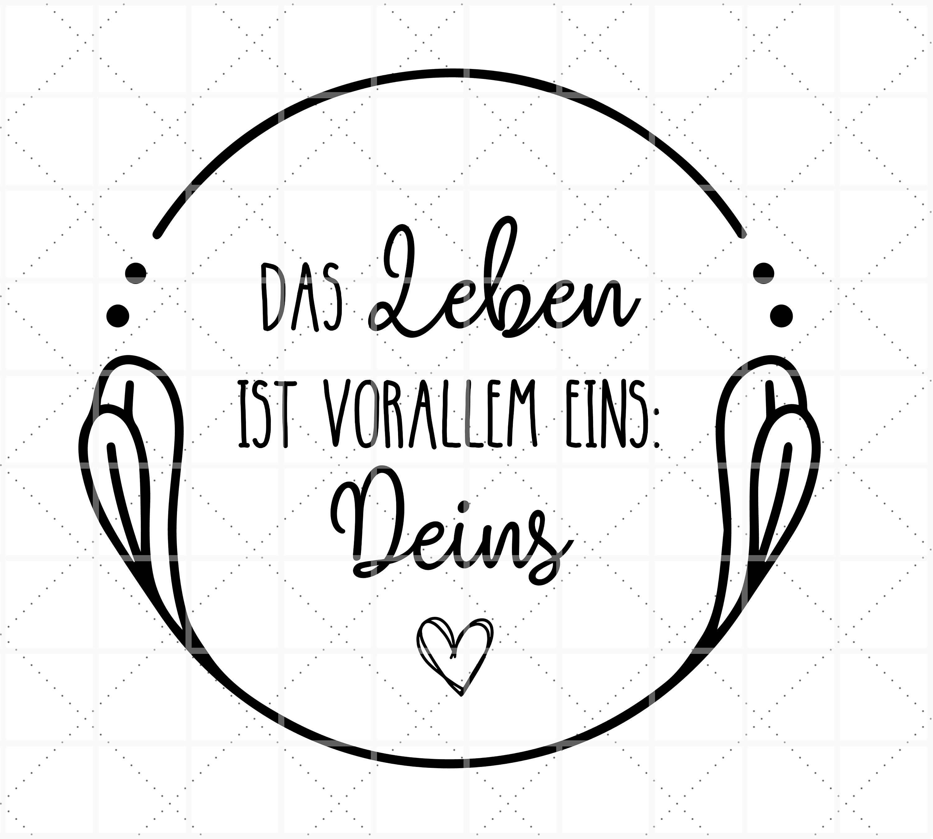 Plotterdatei Sprüche in SVG & PNG, motivierend, positiv, deutsch Etsy.de