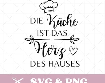 Plotter file kitchen SVG, kitchen is the heart of the home in SVG & PNG
