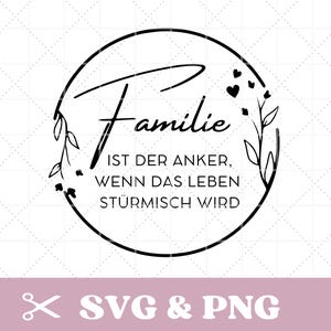 Plotterdatei Familie SVG & PNG, Laserdatei, für Gravur etc deutsche digitale Datei