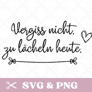 File plotter con scritta in SVG e PNG, motivazionale, positivo, tedesco