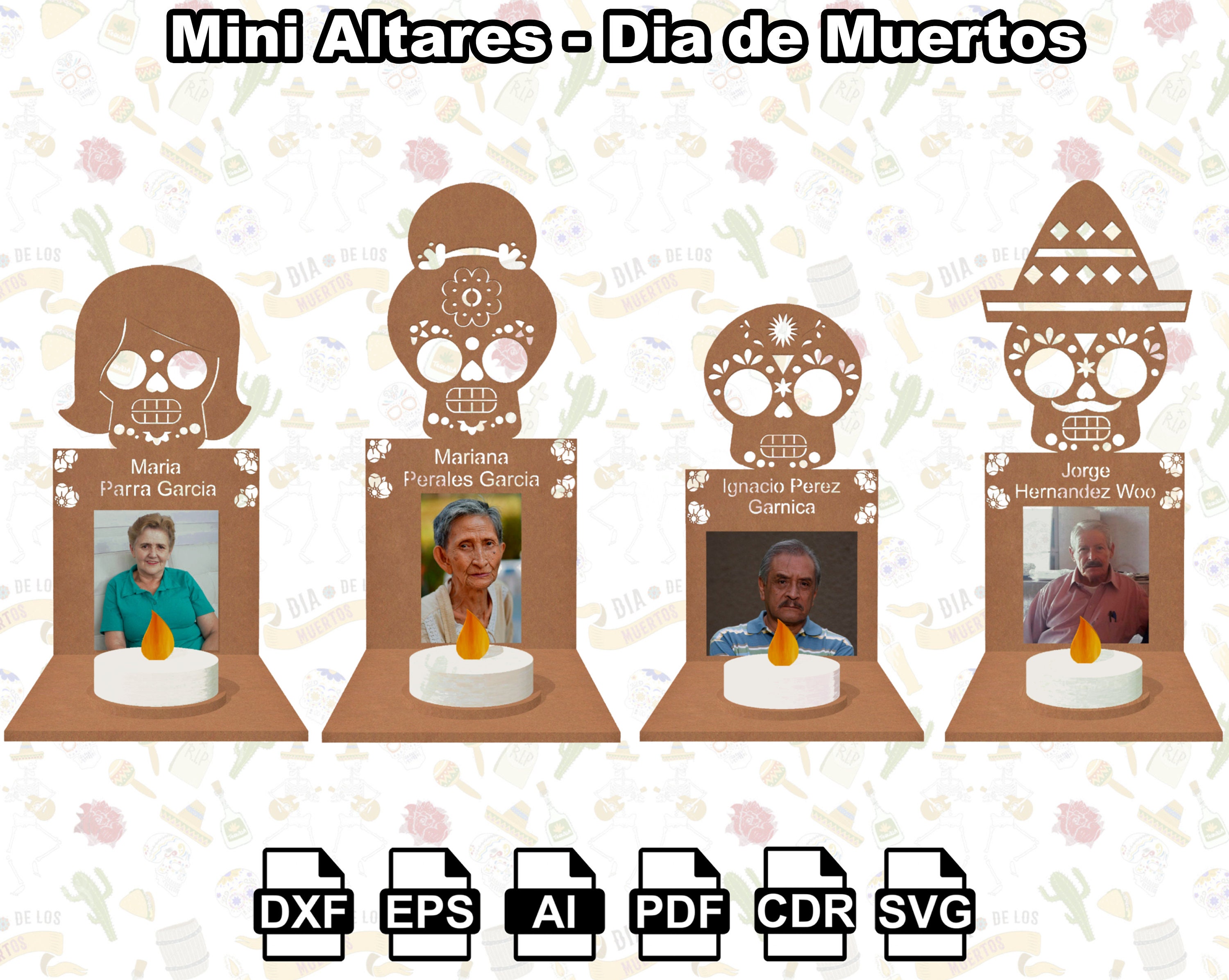 Mini Altars of the Dead, Day of the Dead Svg, Day of the Dead Mexico, Day of the Dead Laser