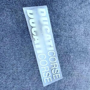 A set of motorcycle vinyl reflective stickers, fuel tank, side body, pedal sticker, fairing, racing logo for Ducati PERFORMA