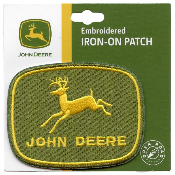 Open Road John Deere Patch Tractor Logo Car Embroidered Iron On AD4