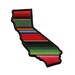California Serape State Patch Hispanic Culture Pride Embroidered Iron