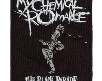 My Chemical Romance Patch The Black Parade Album Logo Embroidered Iron On GB2