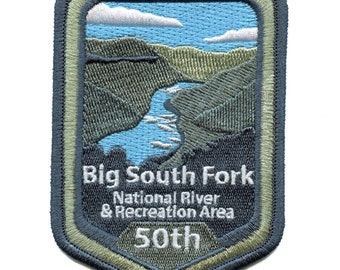 Großer South Fork Patch National River Erholungsgebiet Gesticktes Aufbügler AH7
