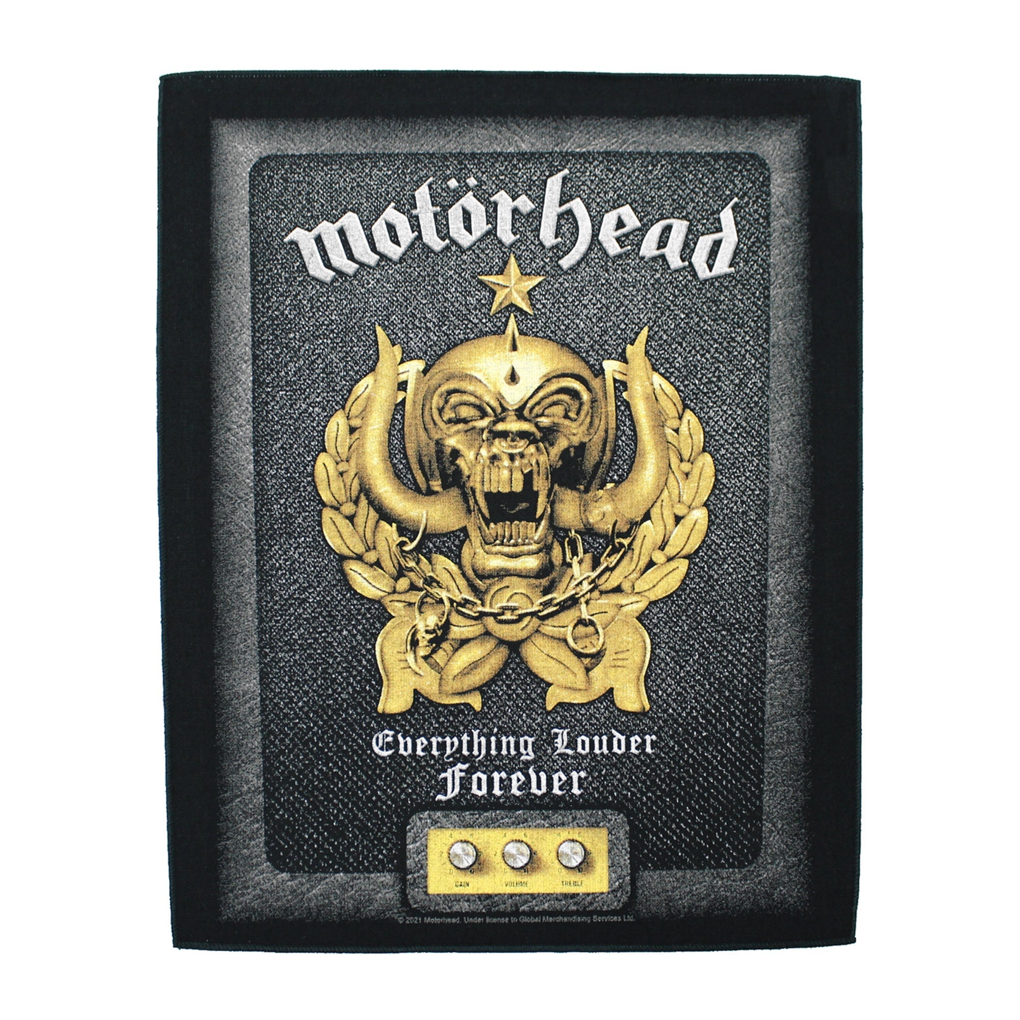 Motörhead, Motörhead - Iron Fist - Patch, Red Border Patch