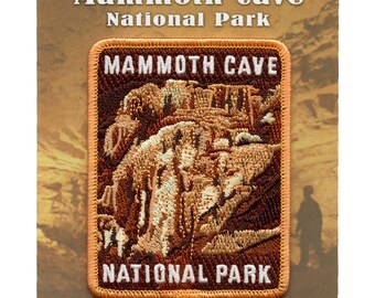 Mammoth Cave National Park Patch Kentucky Travel Embroidered Iron On CD6