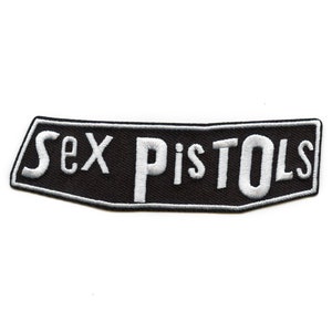 Sex Pistols-logotypmärke Punkrockband Broderat strykmärke för musikjacka