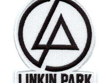 Linkin Park Band Patch Concentric White Text Logo Embroidered Iron-On CD1
