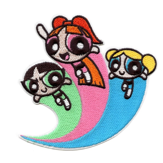 Embroidered Iron Patch Girl, Cartoon Girl Embroidery Patch