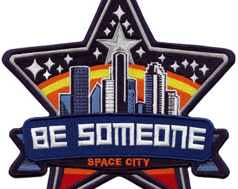 Be Someone Star Skyline Patch Space City Embroidered Iron On D6