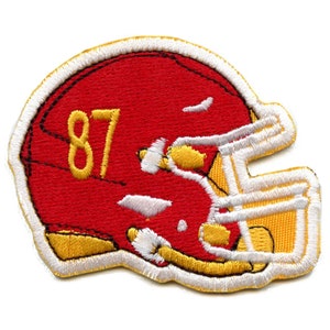 87 Kansas City Helmet Patch Fan Missouri Embroidered Iron On AG3