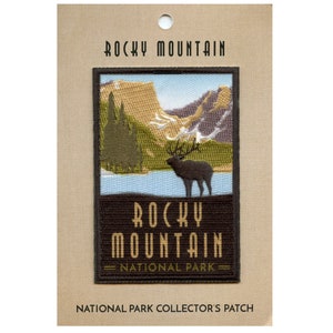 Rocky Mountain National Park Patch Colorado Forest Travel Embroidered Iron On BH8