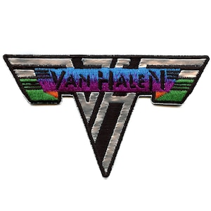 Van Halen Shield Patch California Classic Rock Embroidered Iron On CG1