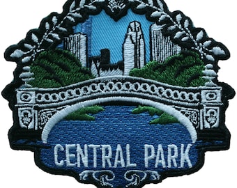 Central Park New York Patch Travel Souvenir Tourist Embroidered Iron On AH6