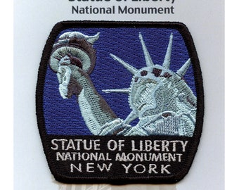 Freiheitsstatue National Monument Patch Reise New York gestickt Aufnäher BH8