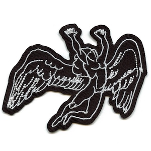 Fallen Angel Cover Patch Rock Metal Band Broderad Stryk-på GD3