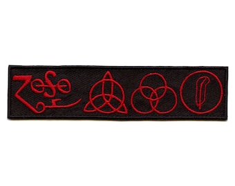 Classic Rock Band Patch Classic Members Logos Embroidered Iron On GD3