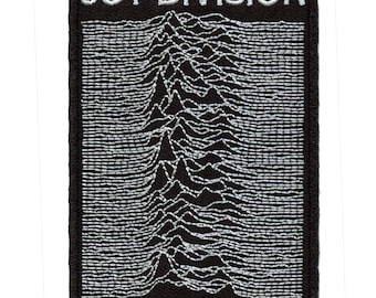 Joy Division Rock Patch Unknown Pleasures Music Embroidered Iron On CC1