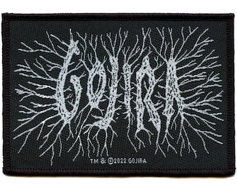 Gojira Stems Logo Patch Rock Music Band Woven Sew On GA2
