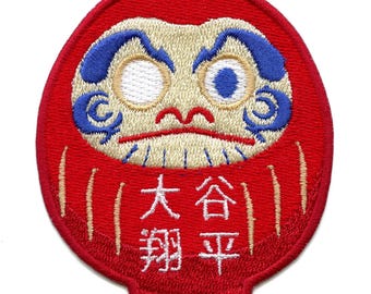 Ohtani Matryoshka Doll Patch Los Angeles Baseball Gesticktes Aufnäher AG8