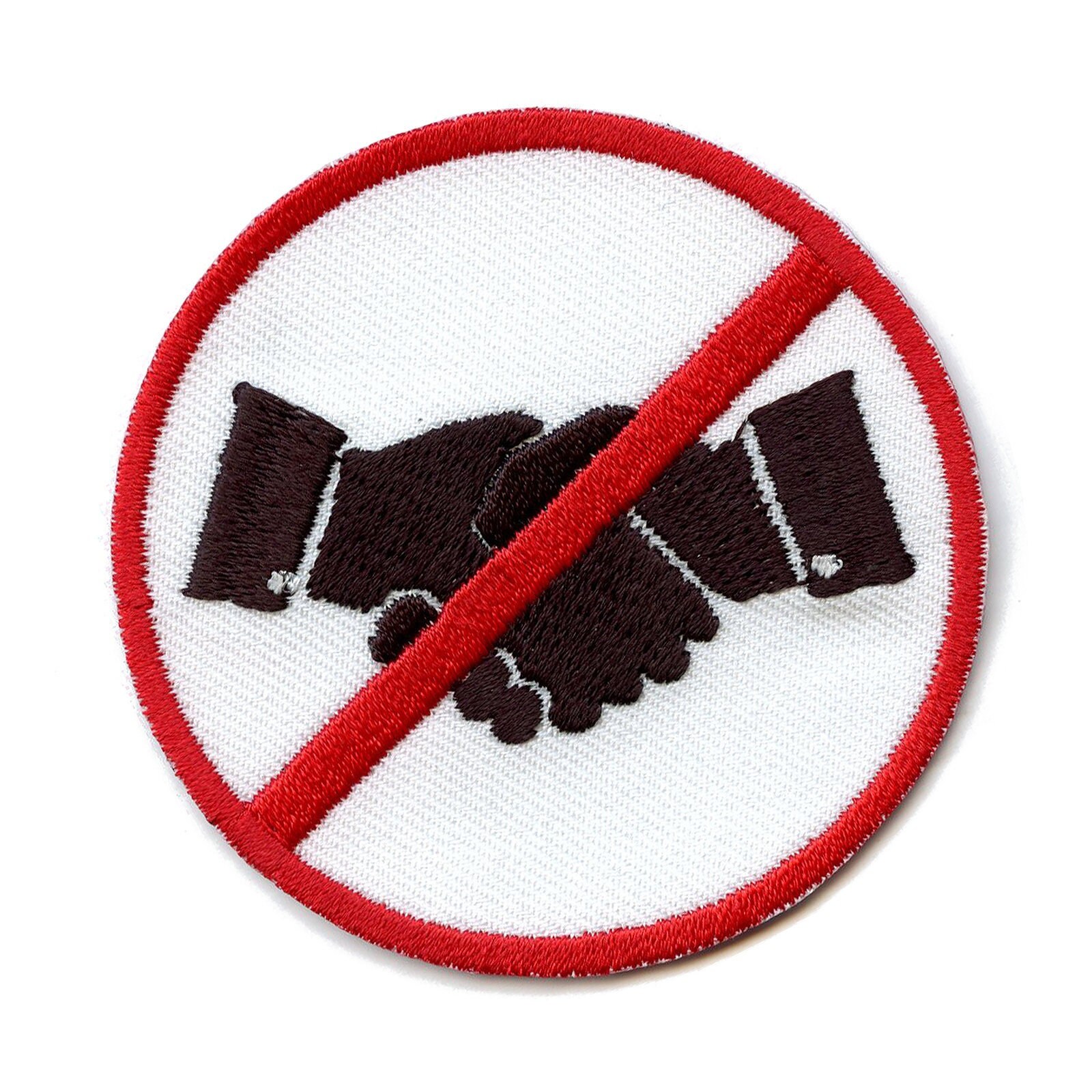 Homie Hands Handshake Black Emoji Iron on Patch – Patch Collection