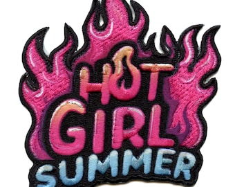 Hot Girl Summer Patch Rapper Chick Bop Embroidered Iron On BC2