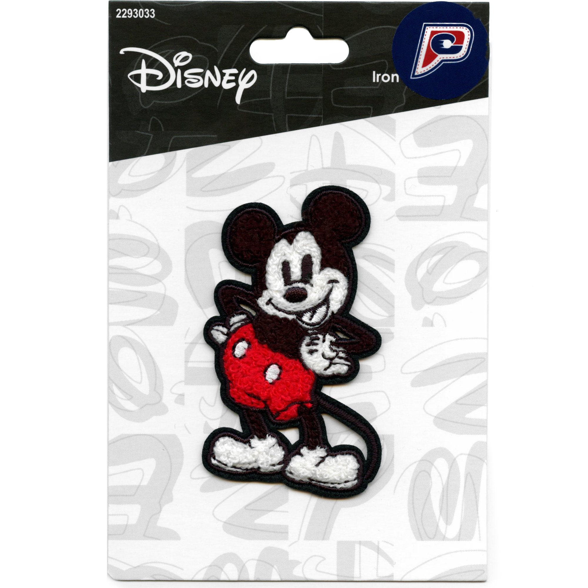 Disney Mickey Mouse Patch Full Body Pose Chenille Iron on CB6