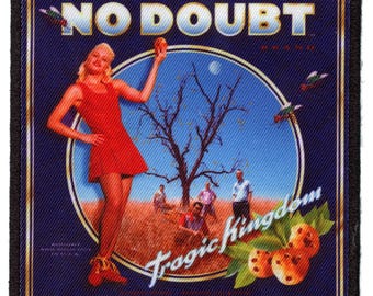 No Doubt Band Patch Tragic Kingdom Album Cover Sub gesticktes Aufbügeln GC2