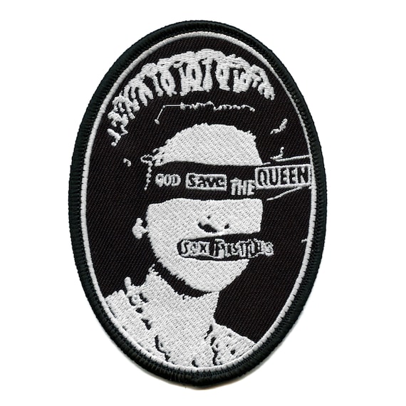 Sex Pistols God Save the Queen Patch Punk Rock England Embroidered