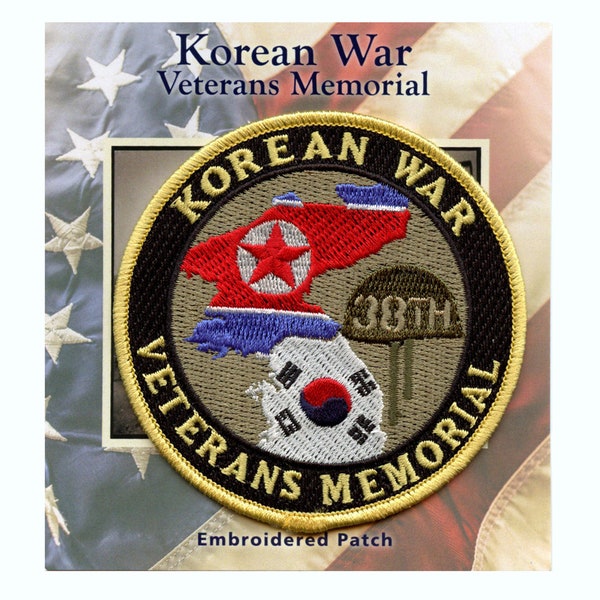 Korean War 38th Veterans Memorial Patch United Nations Embroidered Iron On CD6